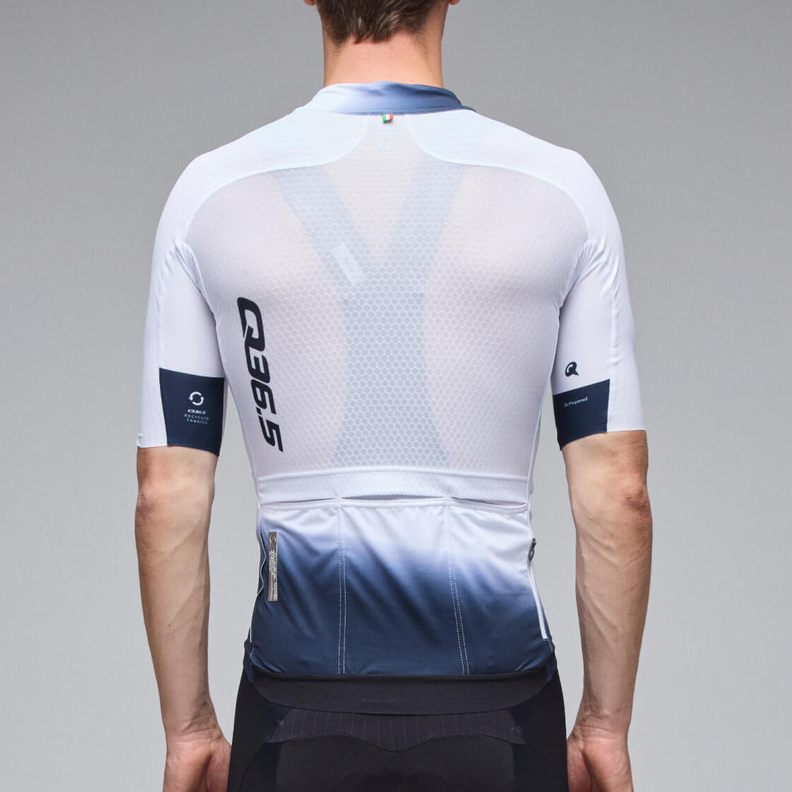 Q36.5 Gregarius Pro Collar Fade jersey - White