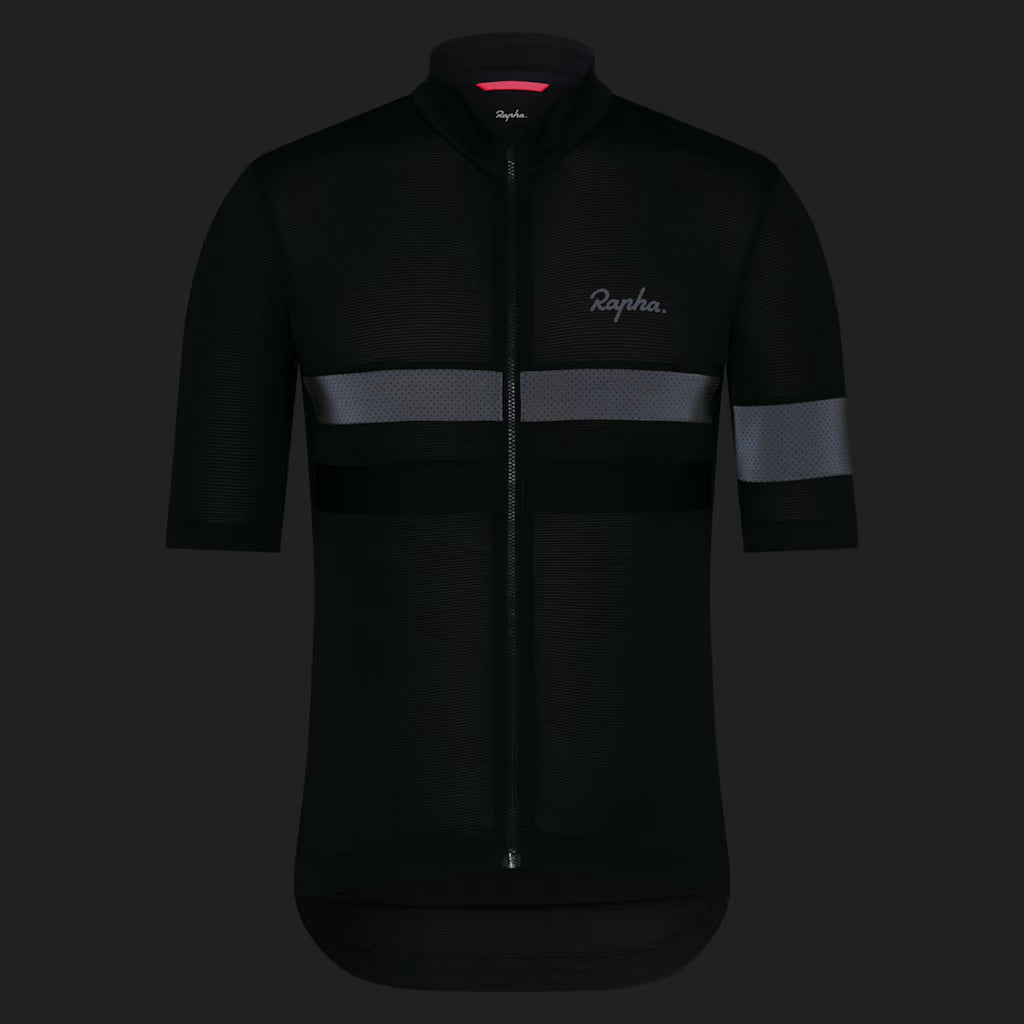 Maglia Rapha Brevet Lightweight - Nero Rapha