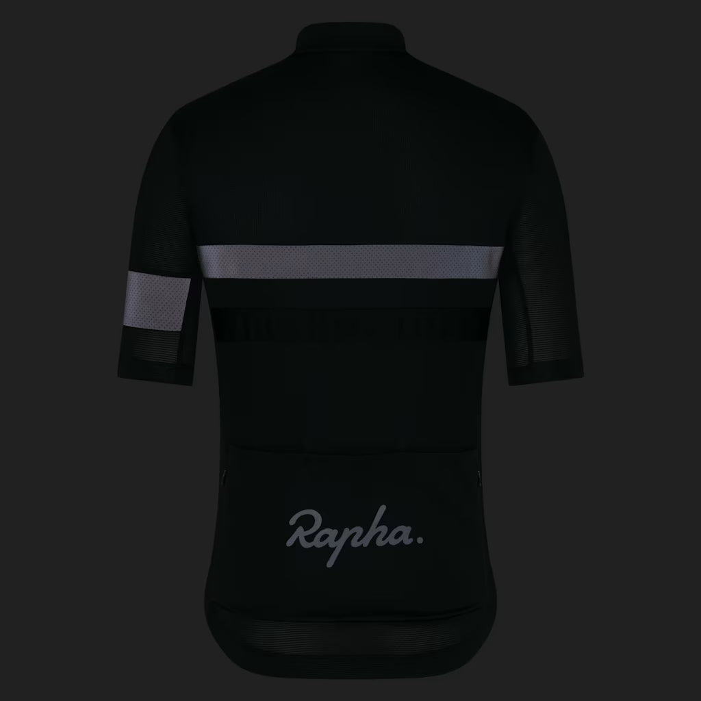 Maglia Rapha Brevet Lightweight - Nero Rapha