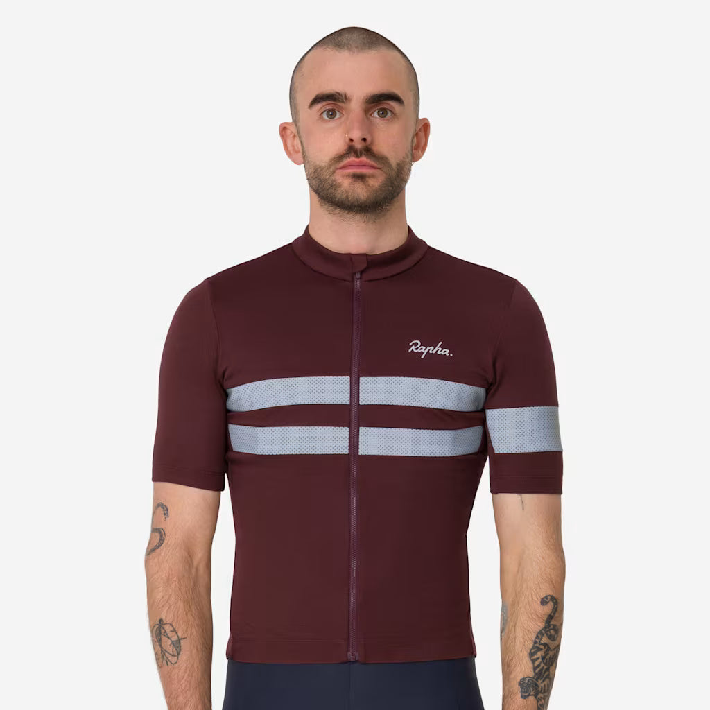 Maglia Rapha Brevet - Marrone Rapha