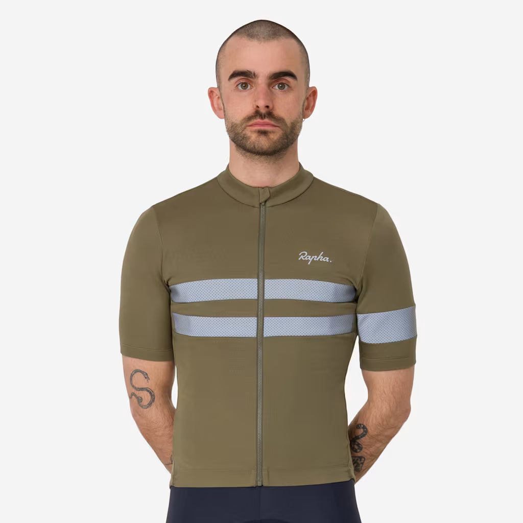 Rapha Brevet jersey - Green | All4cycling