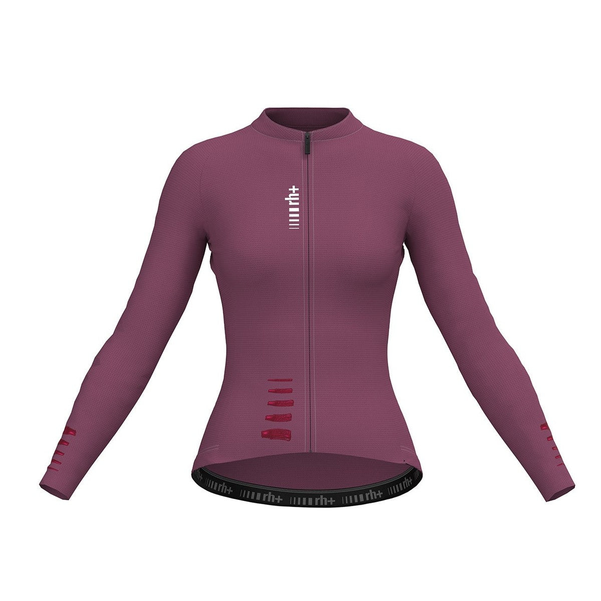 Maillot mujer manga larga Rh+ Aries - Bordeaux