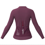 Maillot mujer manga larga Rh+ Aries - Bordeaux