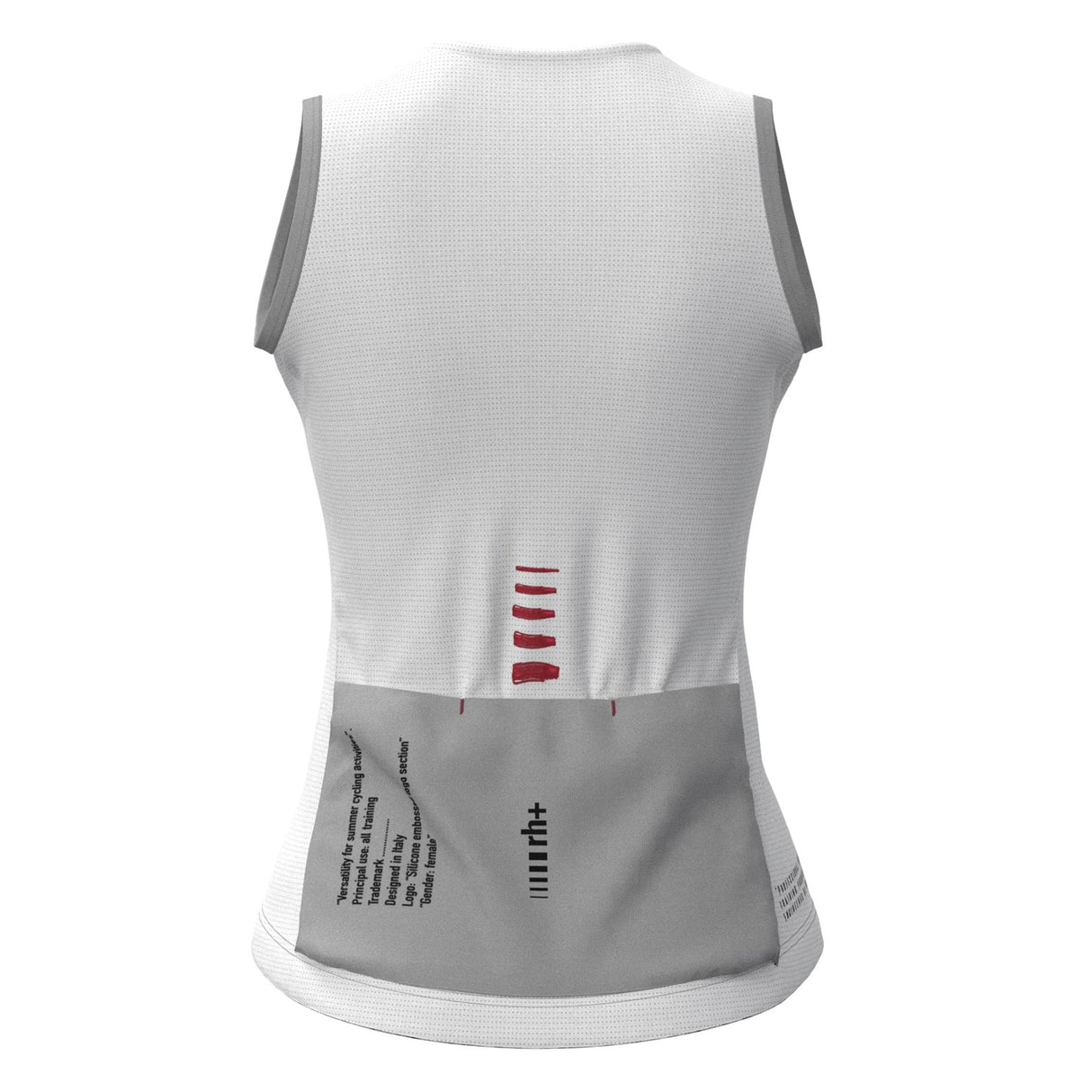 Maillot Rh+ Aries W Sin Mangas - Blanco Zerorh