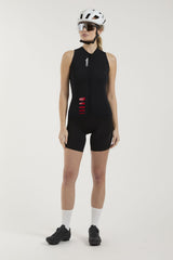 Maillot Rh+ Aries W Sans Manches - Noir Zerorh
