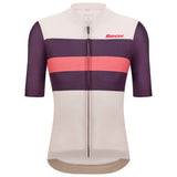 Maglia Santini Bengal - Bordeaux - N