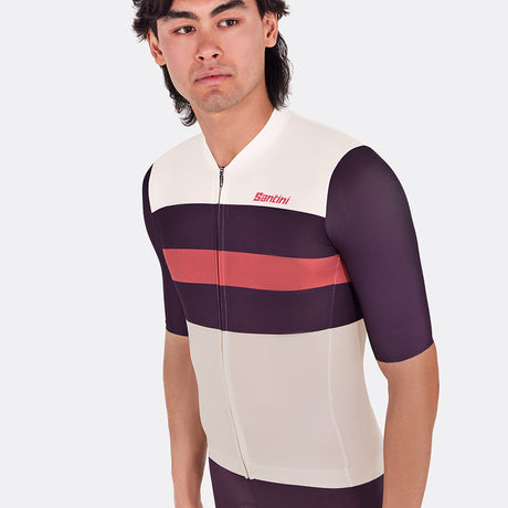 Maglia Santini Bengal - Bordeaux - O