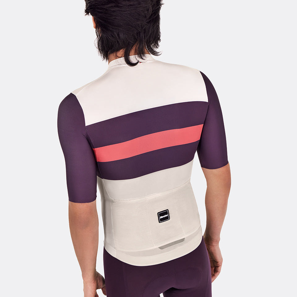 Maglia Santini Bengal - Bordeaux - P