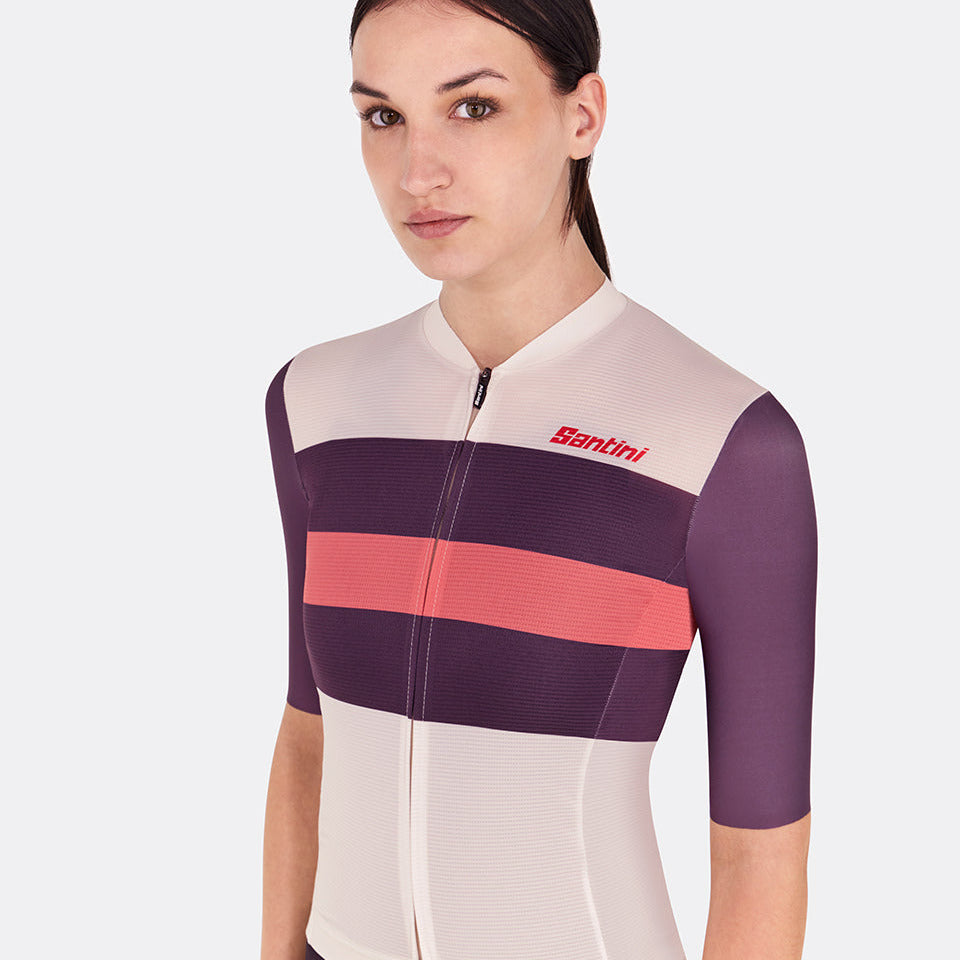 Maglia Santini Bengal - Bordeaux - Q