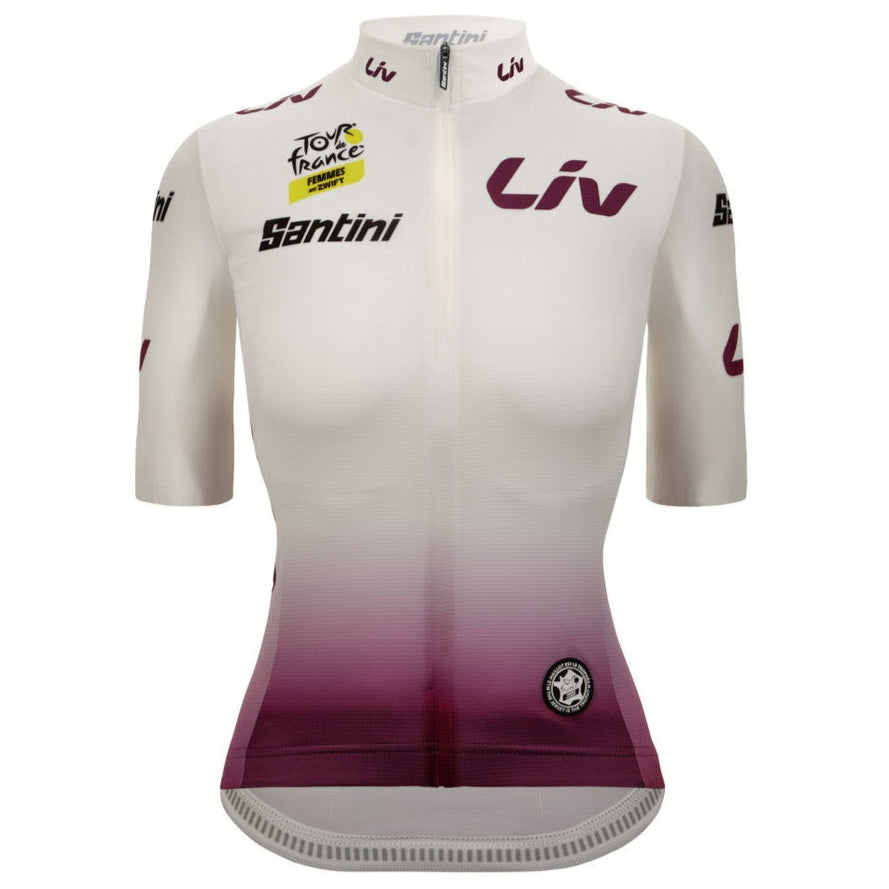 Maglia Santini Bianca donna Tour de France 2025 Fan Line Santini