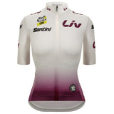Maglia Santini Bianca donna Tour de France 2025 Fan Line Santini