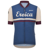 Maillot Santini Eroica Iris - Azul
