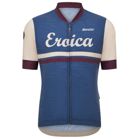 Maillot Santini Eroica Iris - Bleu