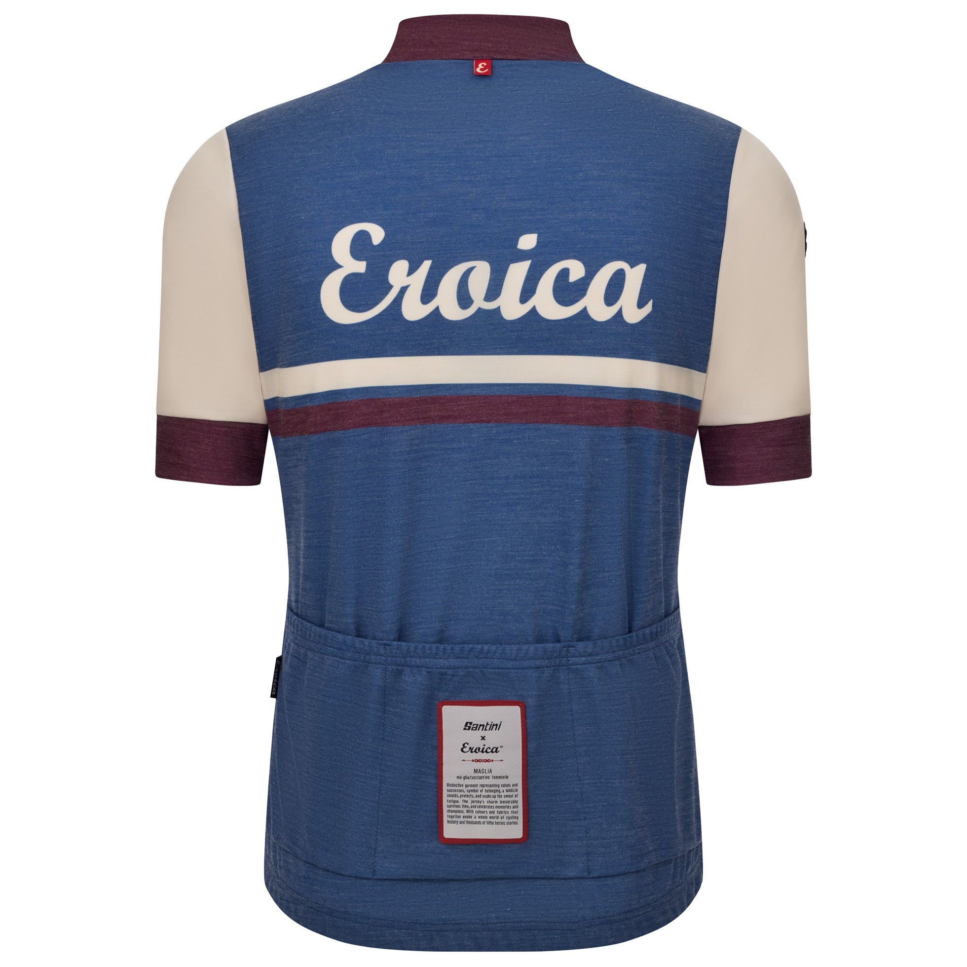 Santini Eroica Iris jersey - Blue