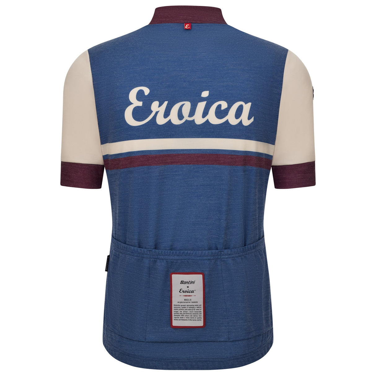 Maillot Santini Eroica Iris - Azul