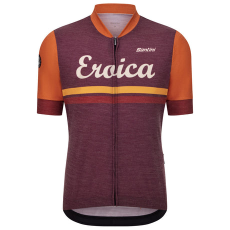 Maillot Santini Eroica Iris - Bordeaux