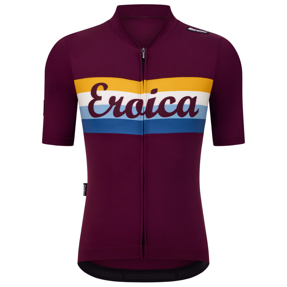 Maillot Santini Eroica Timo - Bordeaux