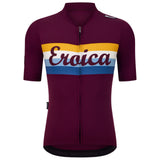 Maillot Santini Eroica Timo - Bordeaux