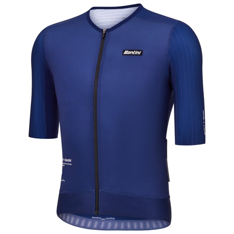Maillot Santini Mads Pedersen Momentum Series - Bleu Santini