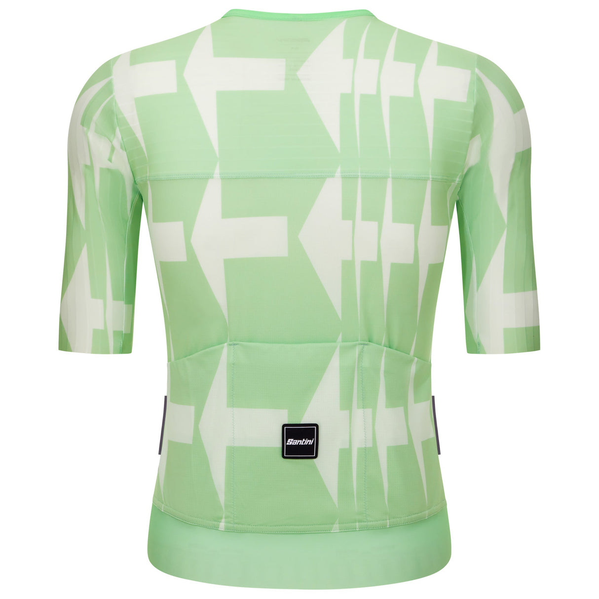 Maglia Santini Mads Pedersen Momentum Series - Verde bianco Santini