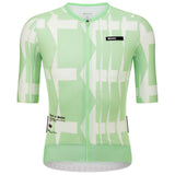 Maglia Santini Mads Pedersen Momentum Series - Verde bianco Santini