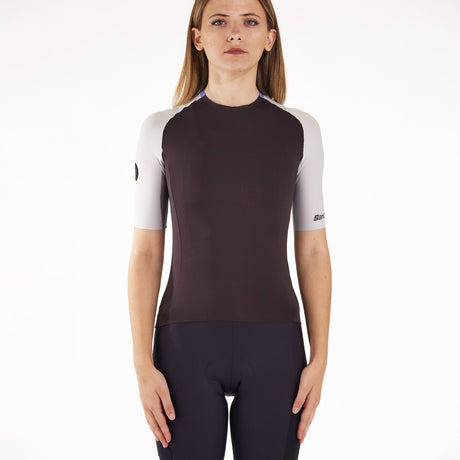 Maglia Santini Pelle - Marrone - F