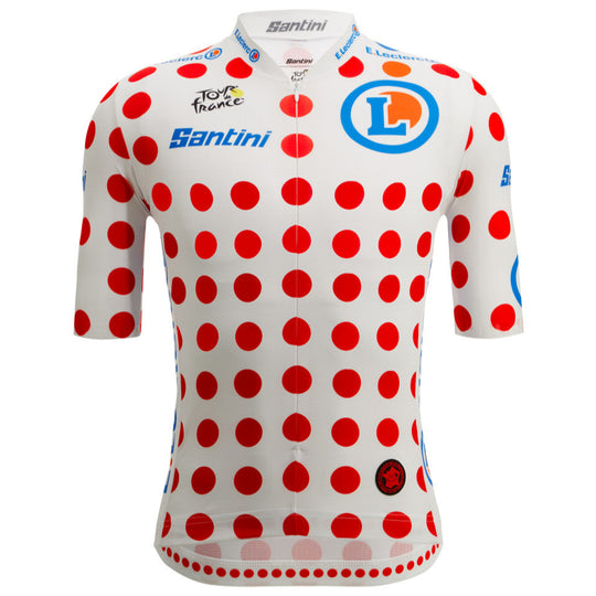 Maillot Santini Pois Tour de France 2025 Officiel