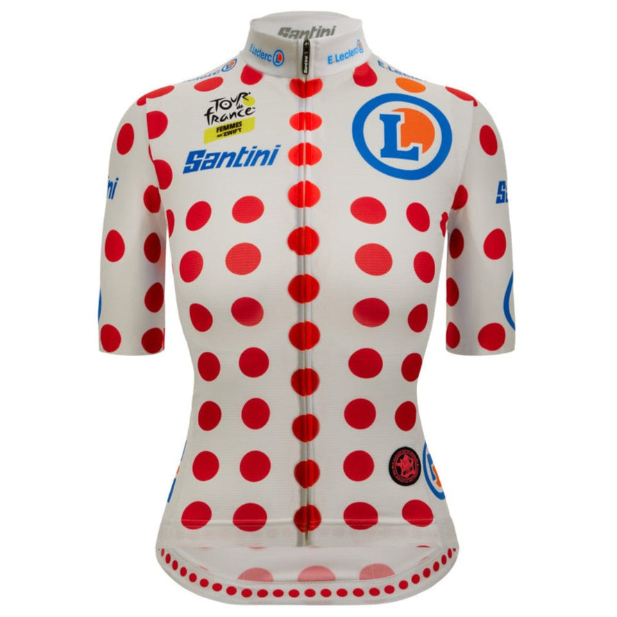 Maglia Santini Pois donna Tour de France 2025 Fan Line Santini