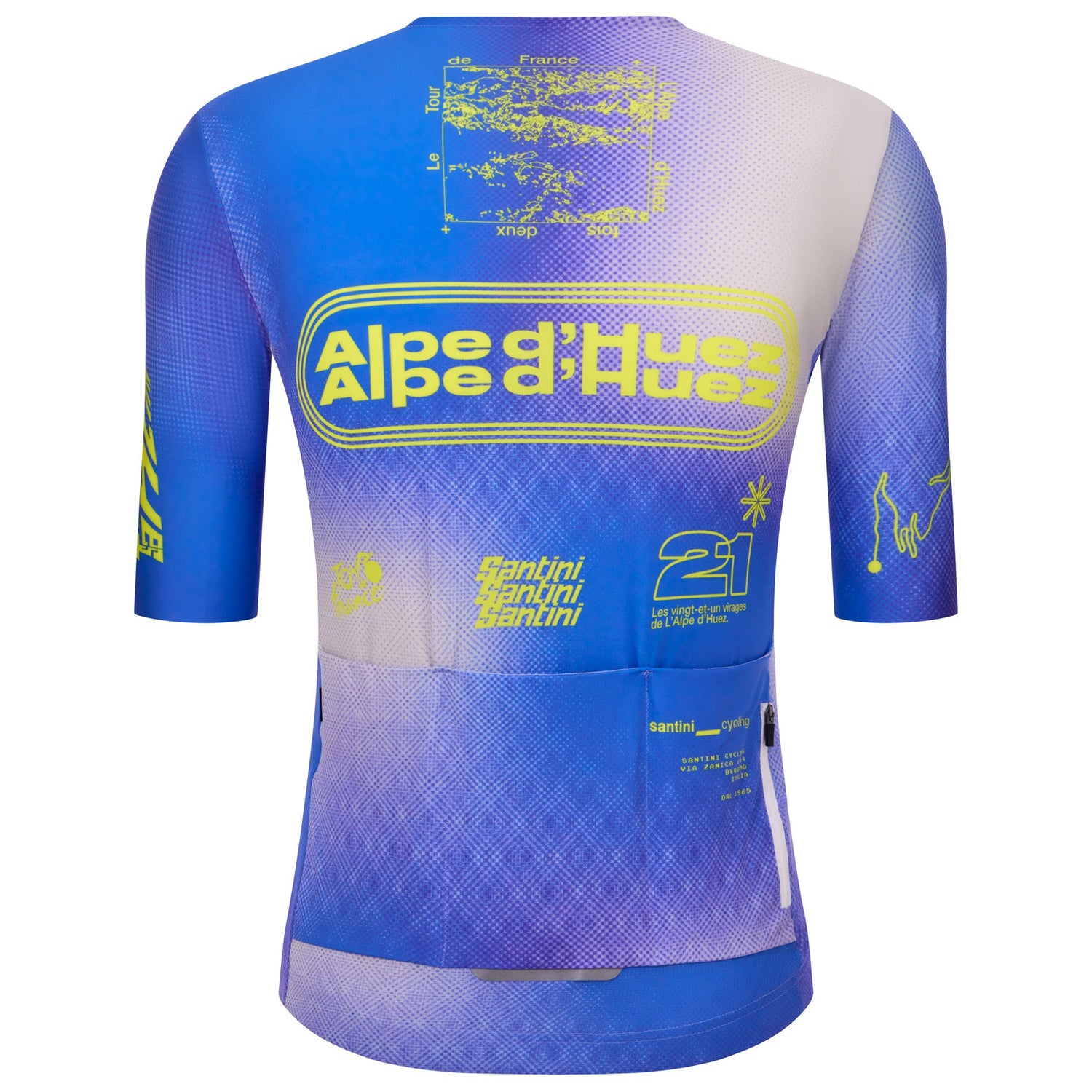 Santini Tour de France trikot - Alpe d'Huez