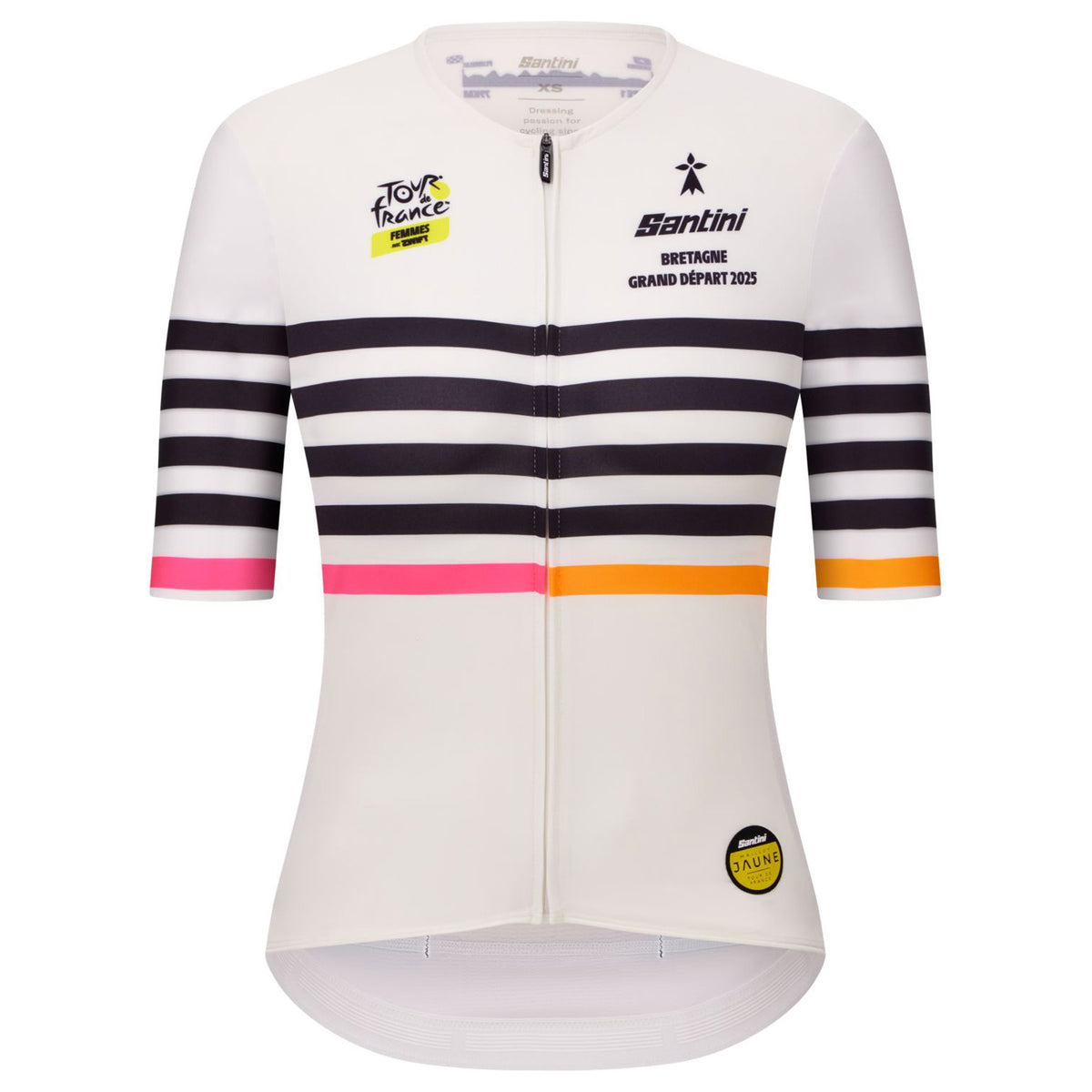 Pantaloncini Con Bavaglino Uomo Santini - Ufficiale Tour De France Grand Depart Lille