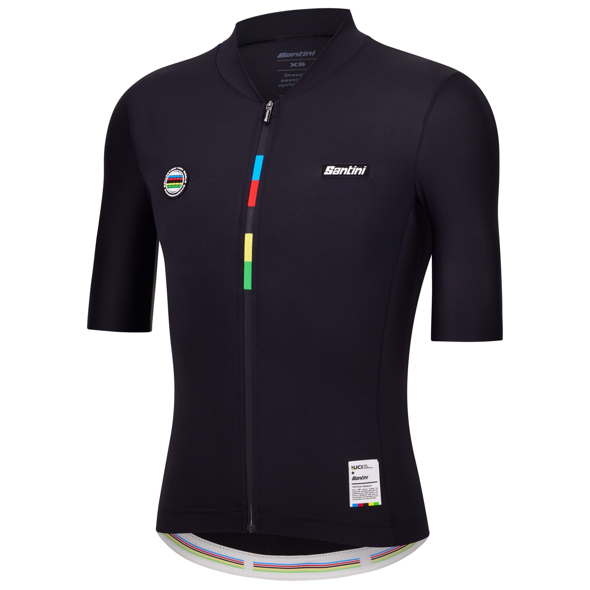 Maglia Santini UCI Campione del Mondo - Nero Santini