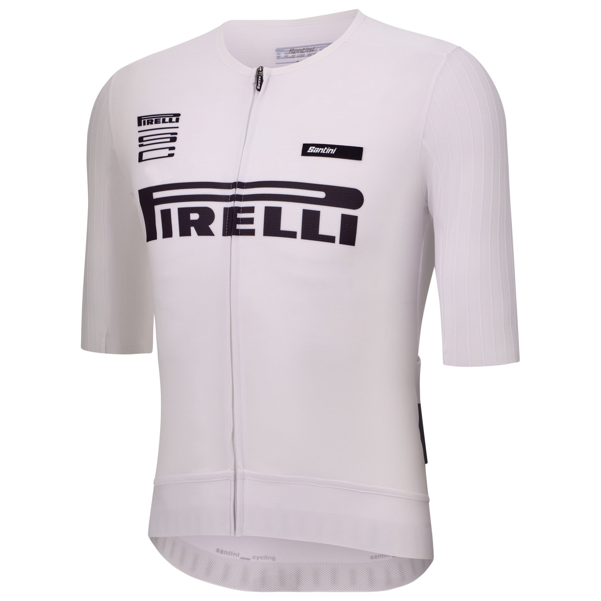 Santini x PIRELLI Fast jersey - White | All4cycling
