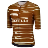 Maglia Santini x PIRELLI Sport Club - Marrone Santini