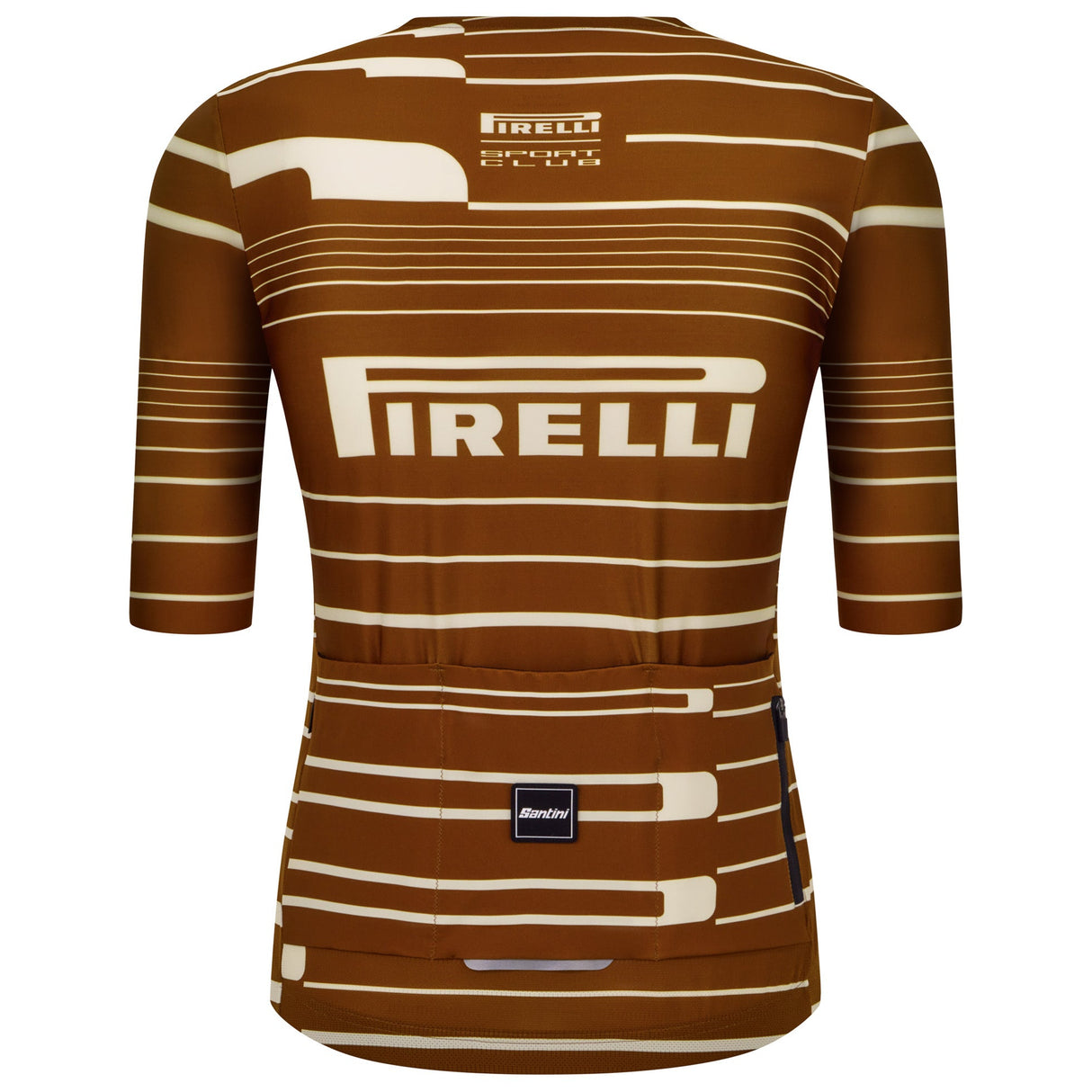Maglia Santini x PIRELLI Sport Club - Marrone Santini