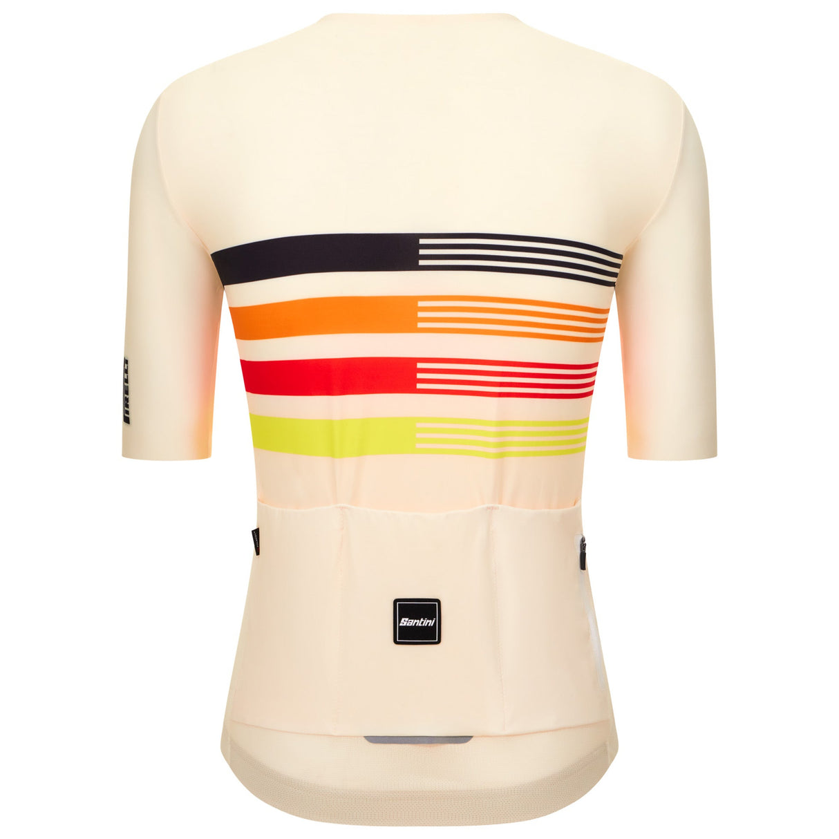 Maglia Santini x PIRELLI Tape - Bianco Santini
