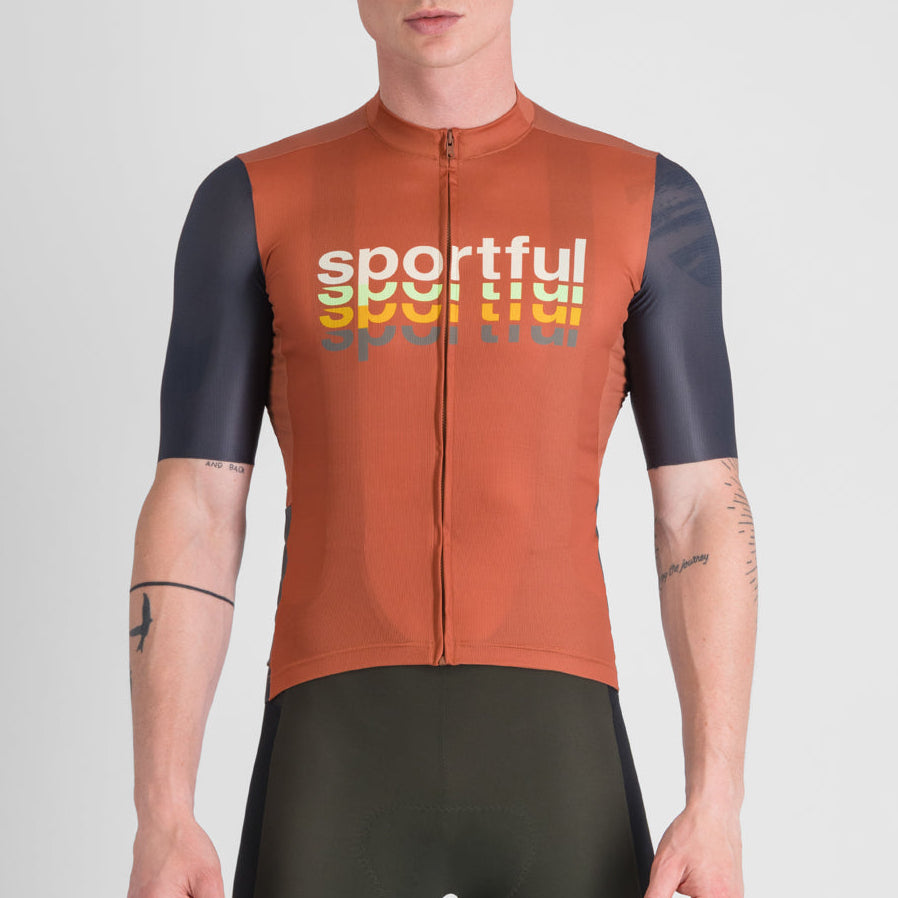 Maglia Sportful Supergiara 2 Logo - Arancio Sportful