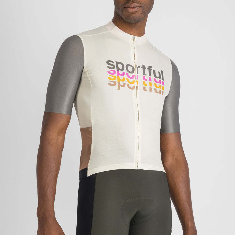 Maglia Sportful Supergiara 2 Logo - Beige Sportful