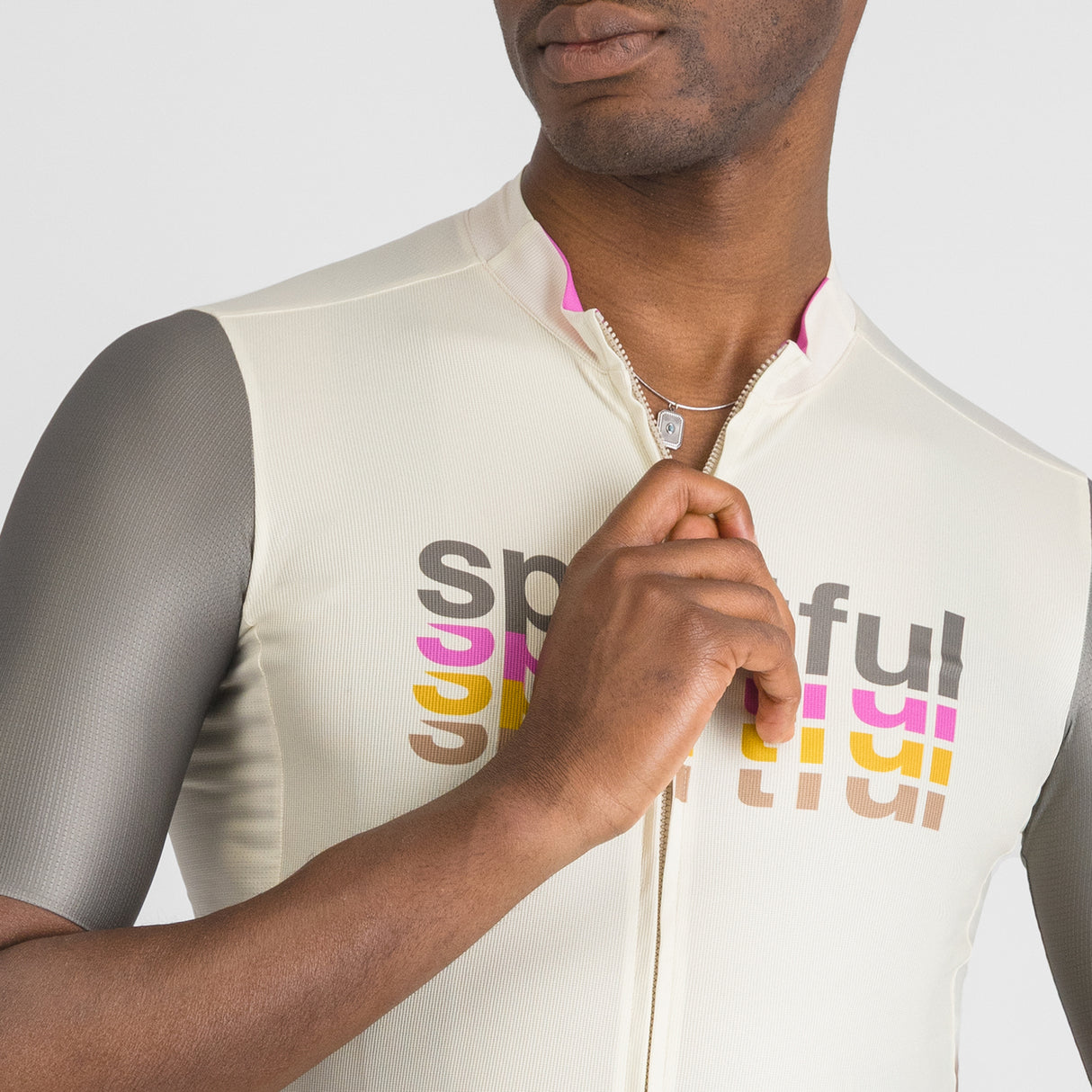 Maglia Sportful Supergiara 2 Logo - Beige Sportful