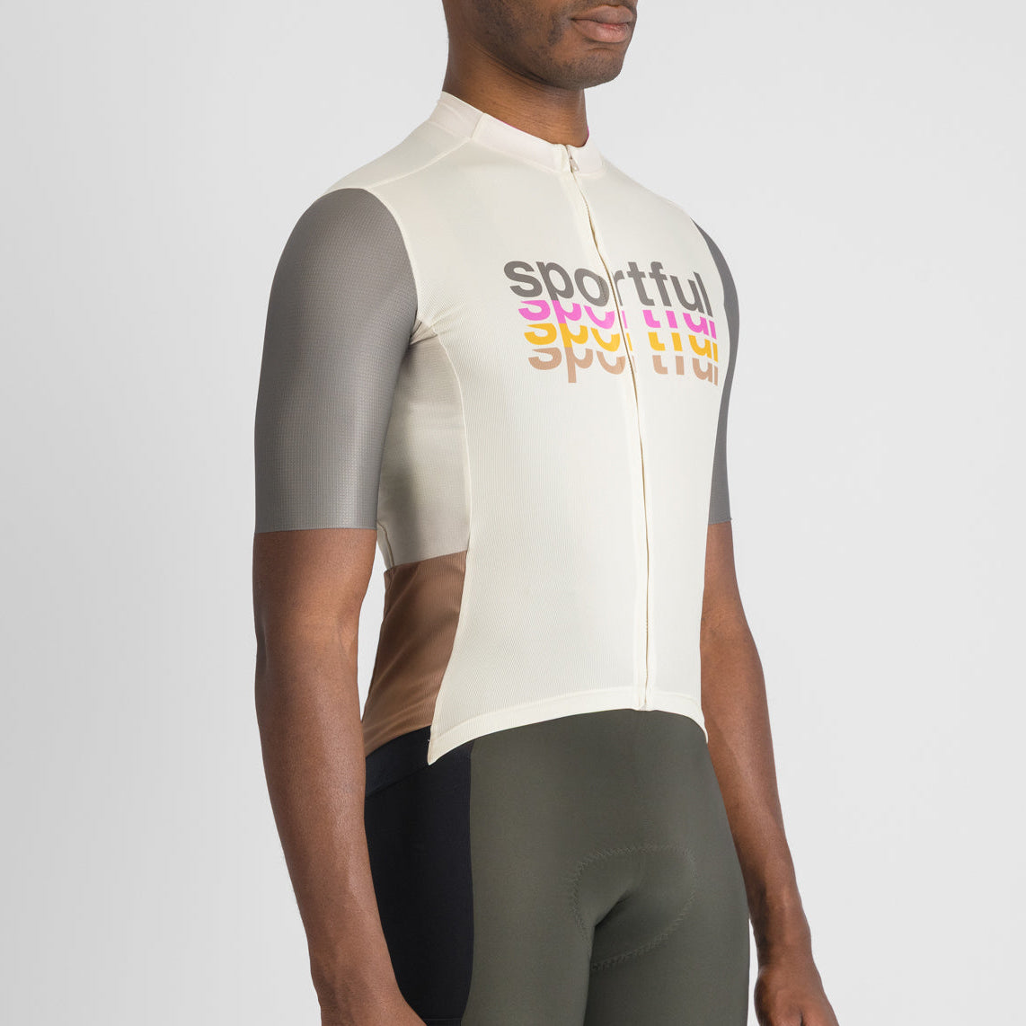 Maglia Sportful Supergiara 2 Logo - Beige Sportful
