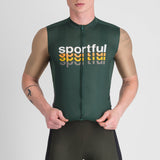 Maglia Sportful Supergiara 2 Logo - Verde Sportful