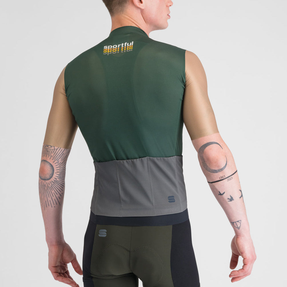 Maglia Sportful Supergiara 2 Logo - Verde Sportful