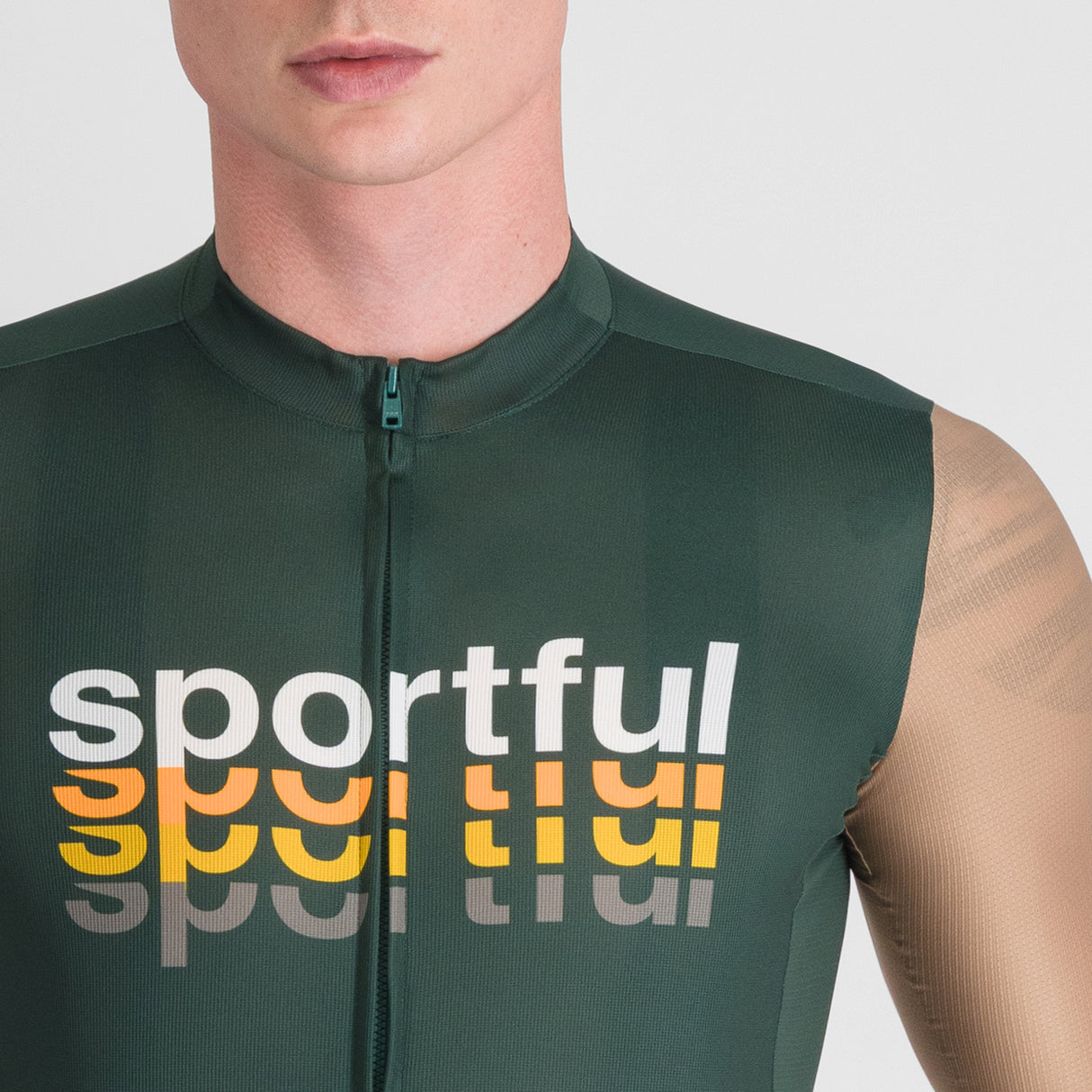 Maglia Sportful Supergiara 2 Logo - Verde Sportful