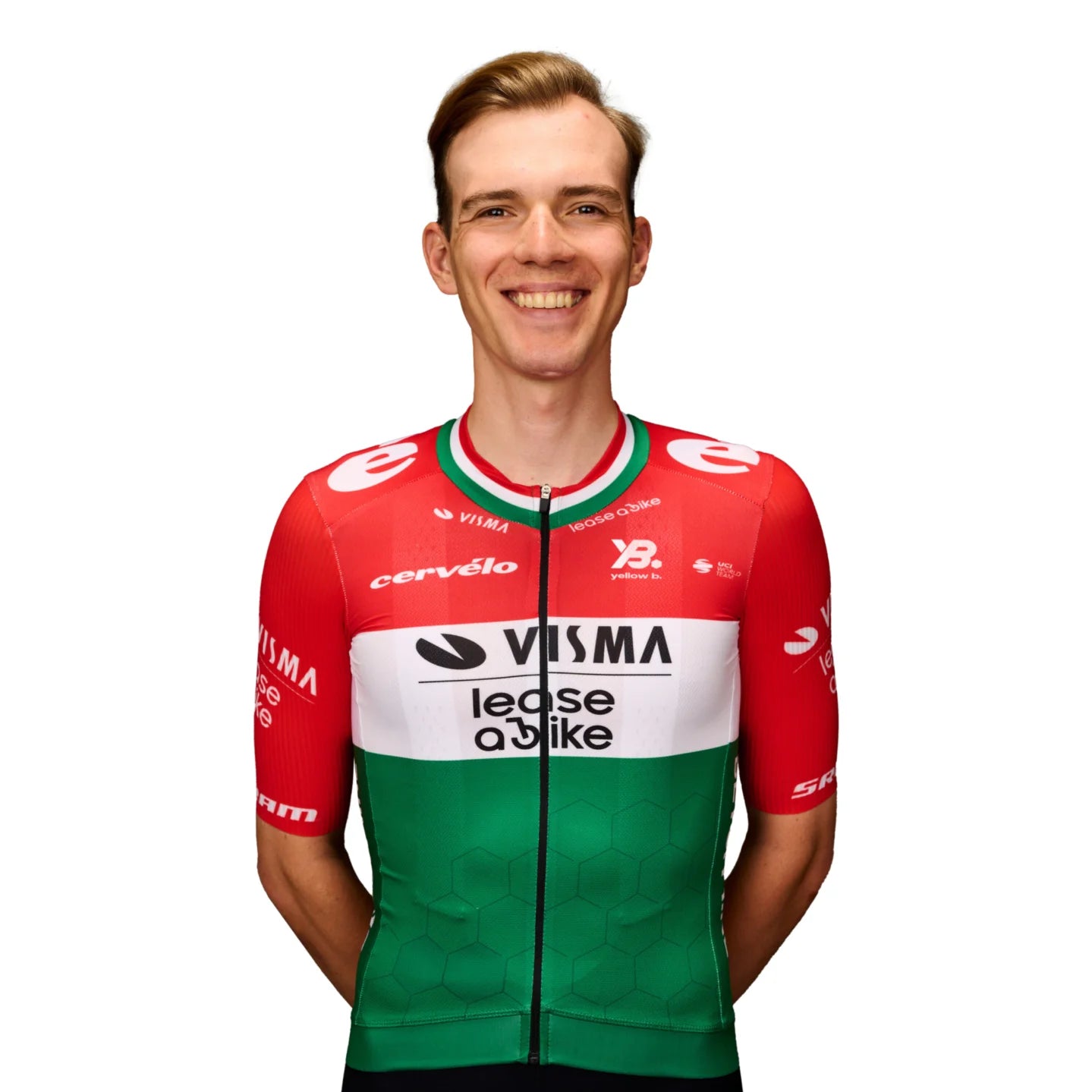 Maglia Team Visma Lease a bike 2025 - Campione Ungherese - F