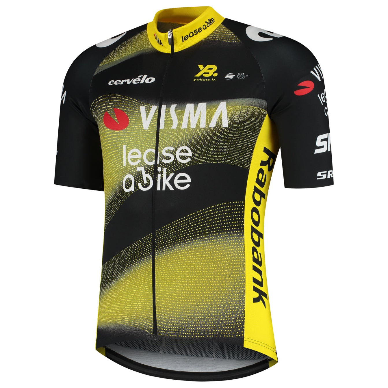 Completo Ciclismo VISMA Lease MTB - Maglia E Salopette Con Fondello Gel 20D (Lycra)