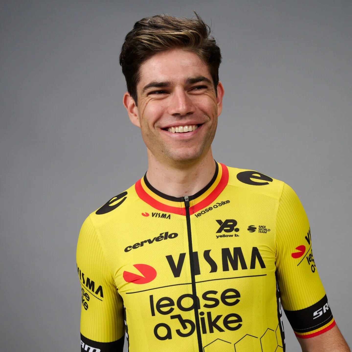 Maglia Team Visma Lease a bike 2025 - Wout Van Aert - F