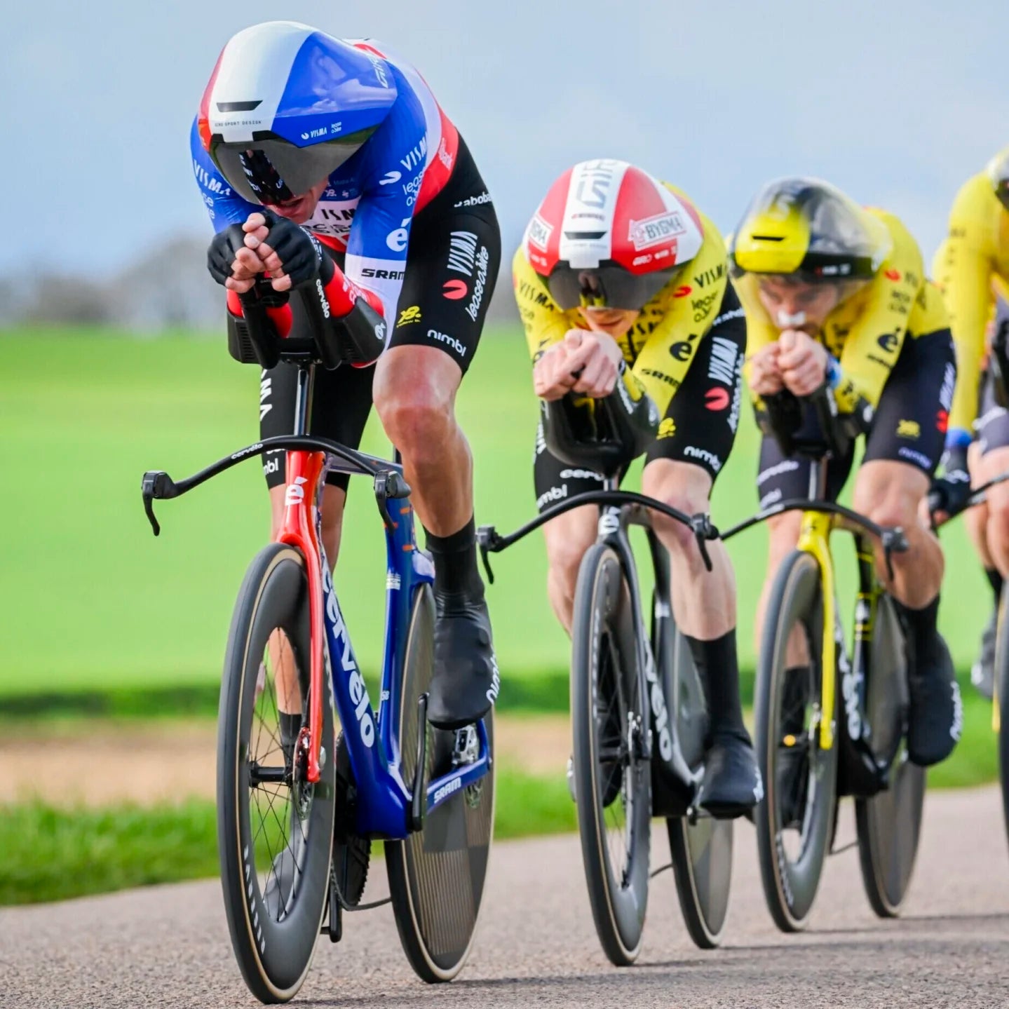 Team Visma Lease a Bike Trikot 2026 - Französischer Meister Zeitfahren