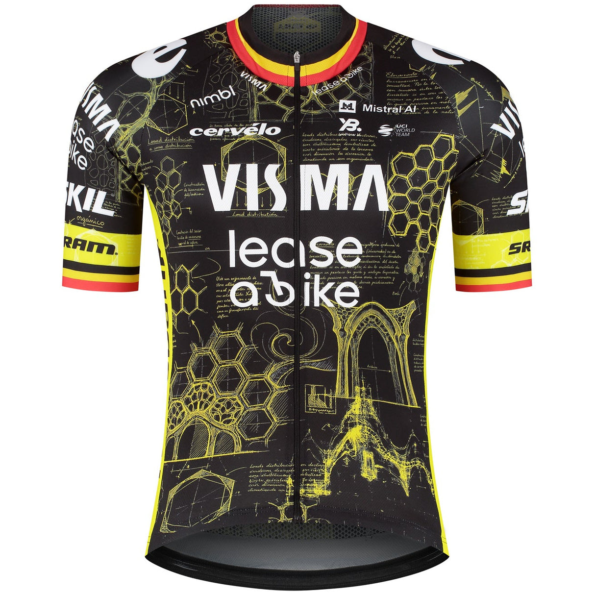 Maglia Team Visma Lease a bike 2026 Dream Like a Champion - Wout van Aert Yellow B.
