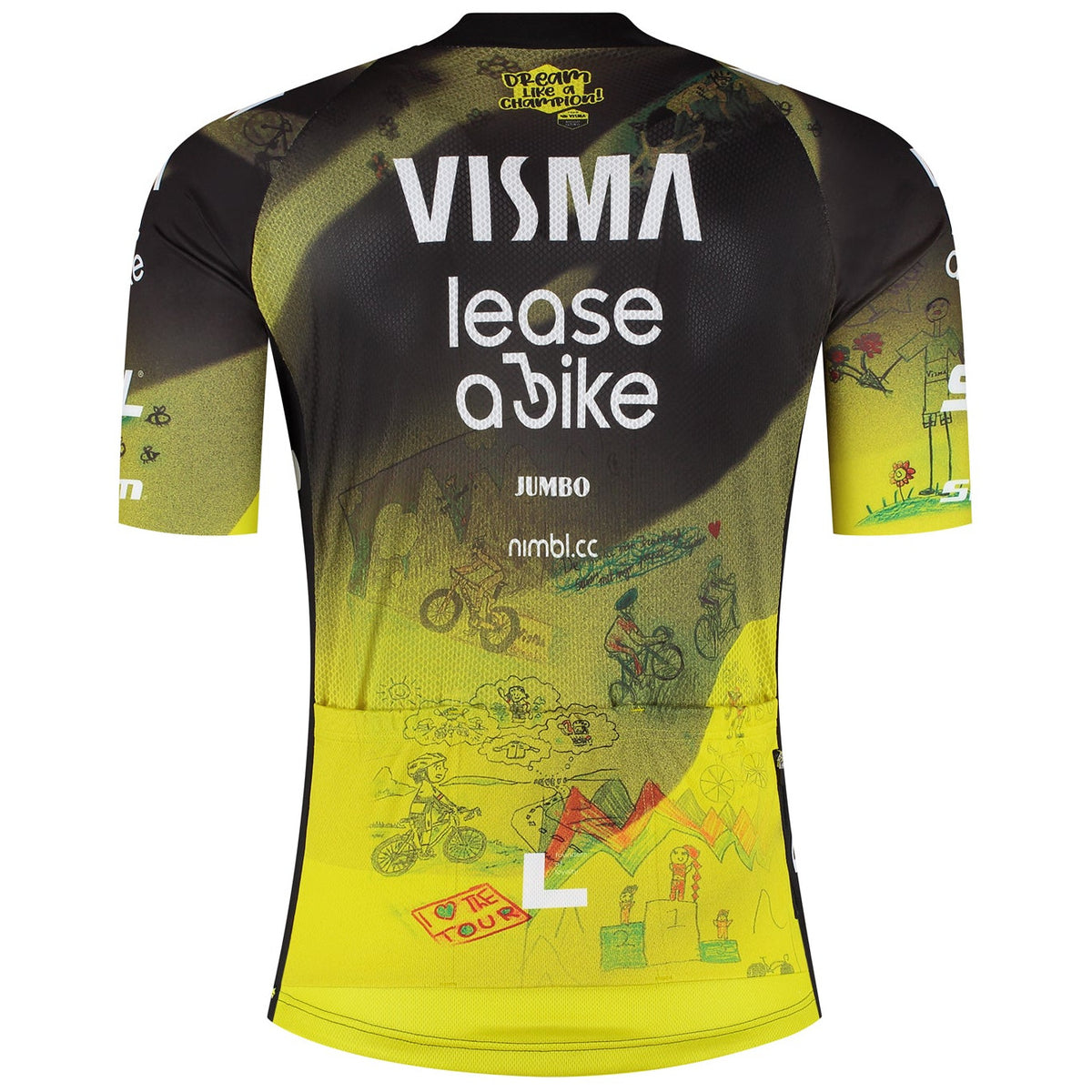 Jersey Team Visma Lease a Bike 2026 Dream Like a Champion - Tdff