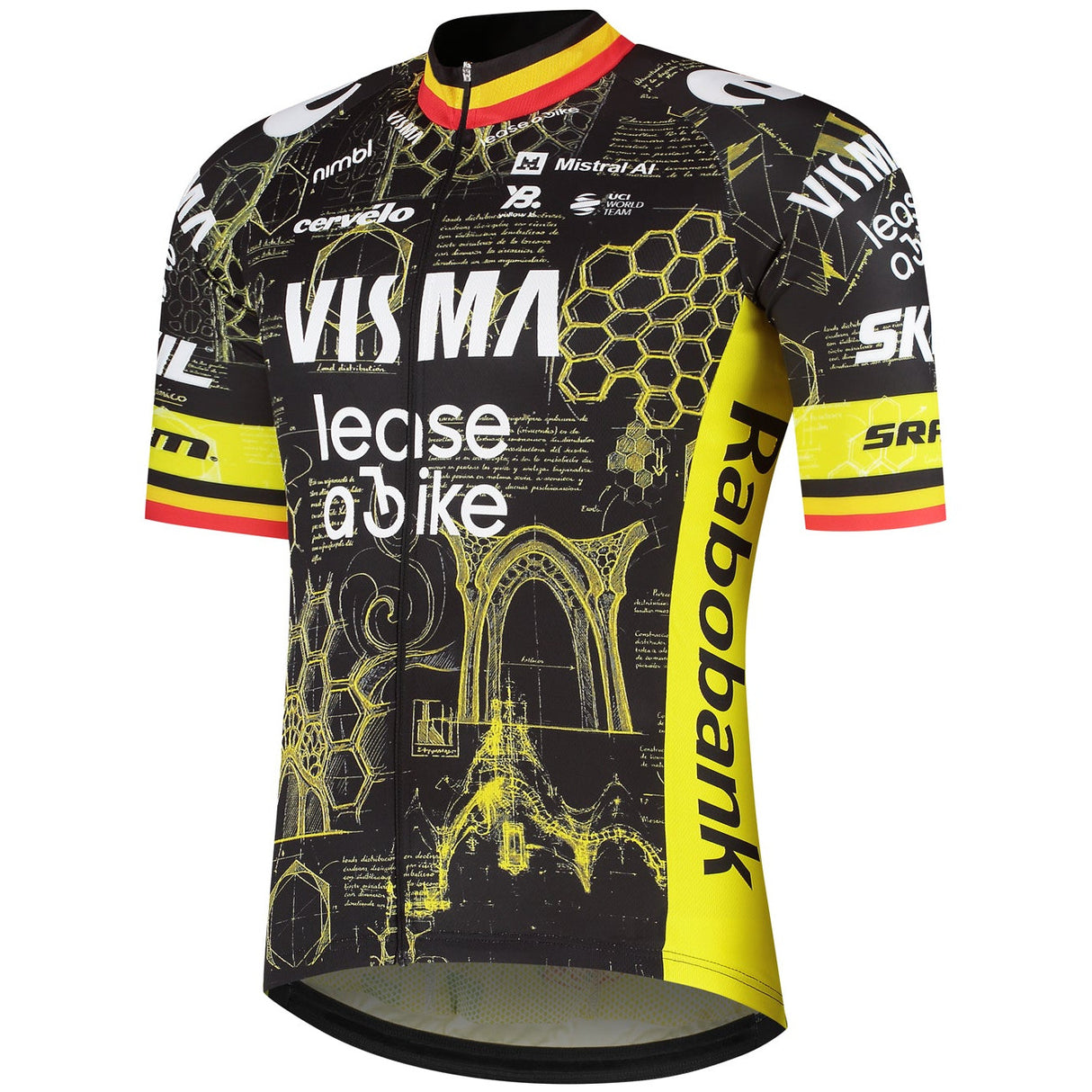 Maglia Team Visma Lease a bike 2026 Dream Like a Champion - Wout van Aert Yellow B.