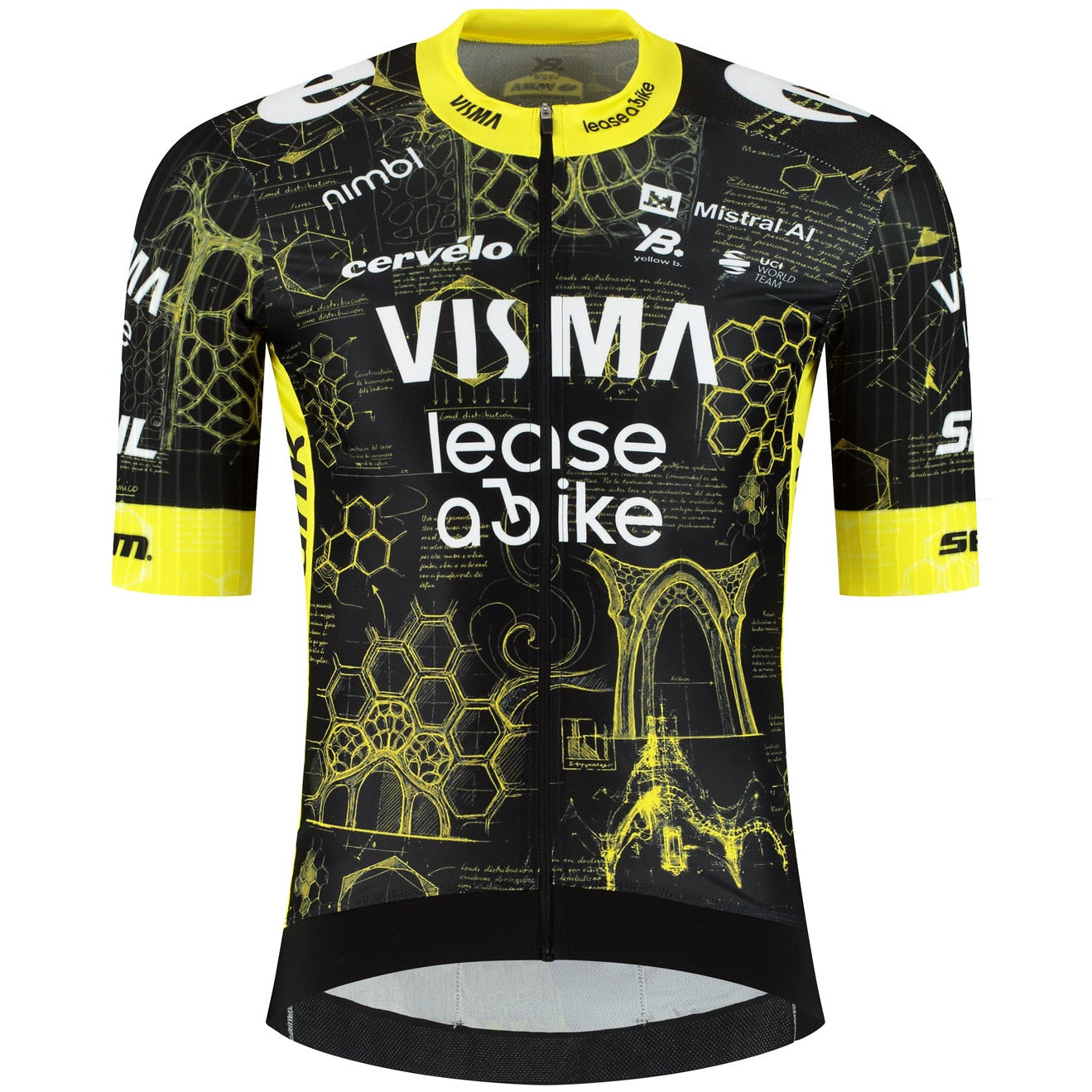 Maglia Team Visma Lease a bike 2026 Dream Like a Champion Premium Aero - Tdf Yellow B.